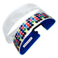 2 Pack | Chakra Dots | Wicked Solid White | 1.5 Inch Sweaty Bands Non Slip Headband