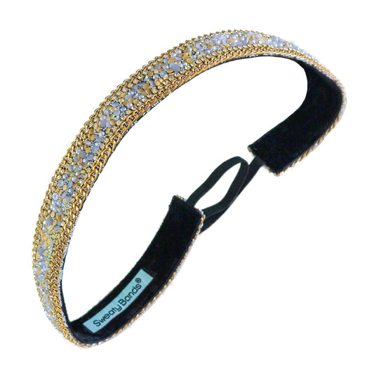 *Bling | Jewel Junkie | 7/8 Inch Sweaty Bands Non Slip Headband