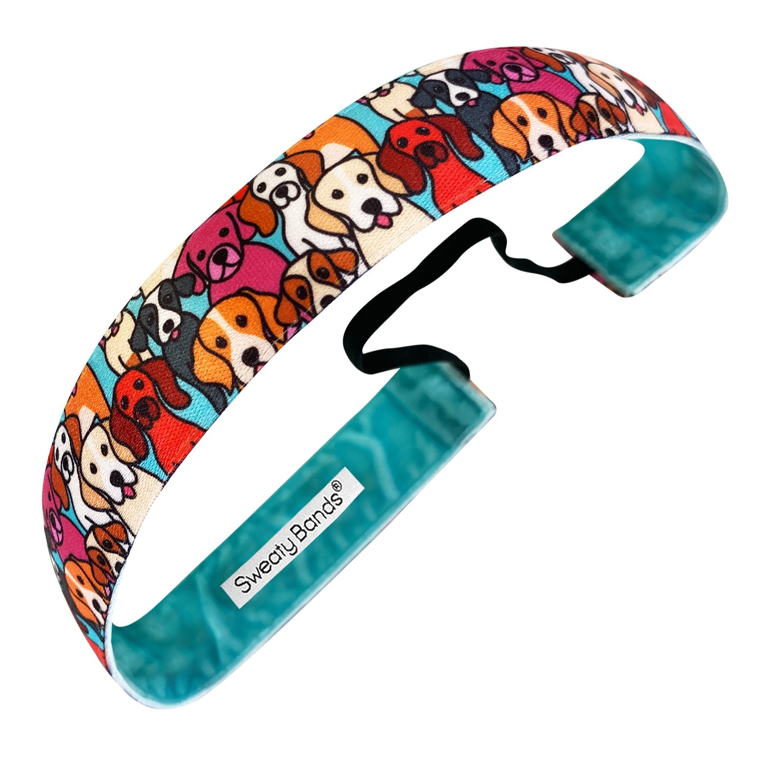 Dog Mom | Multi | 1 Inch Sweaty Bands Non Slip Headband