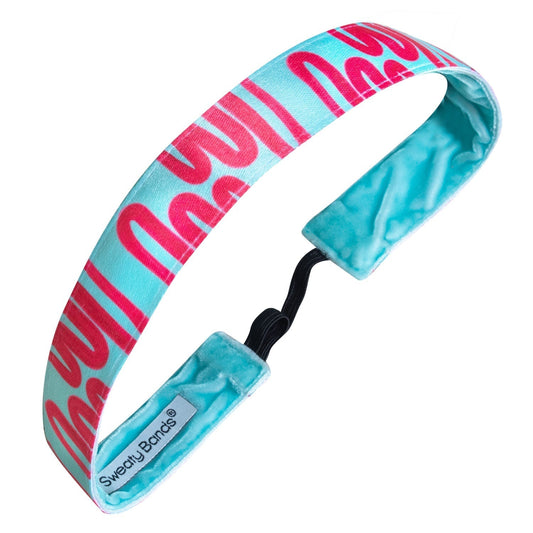 *Go with the Flow | 1 Inch Sweaty Bands Non Slip Headband