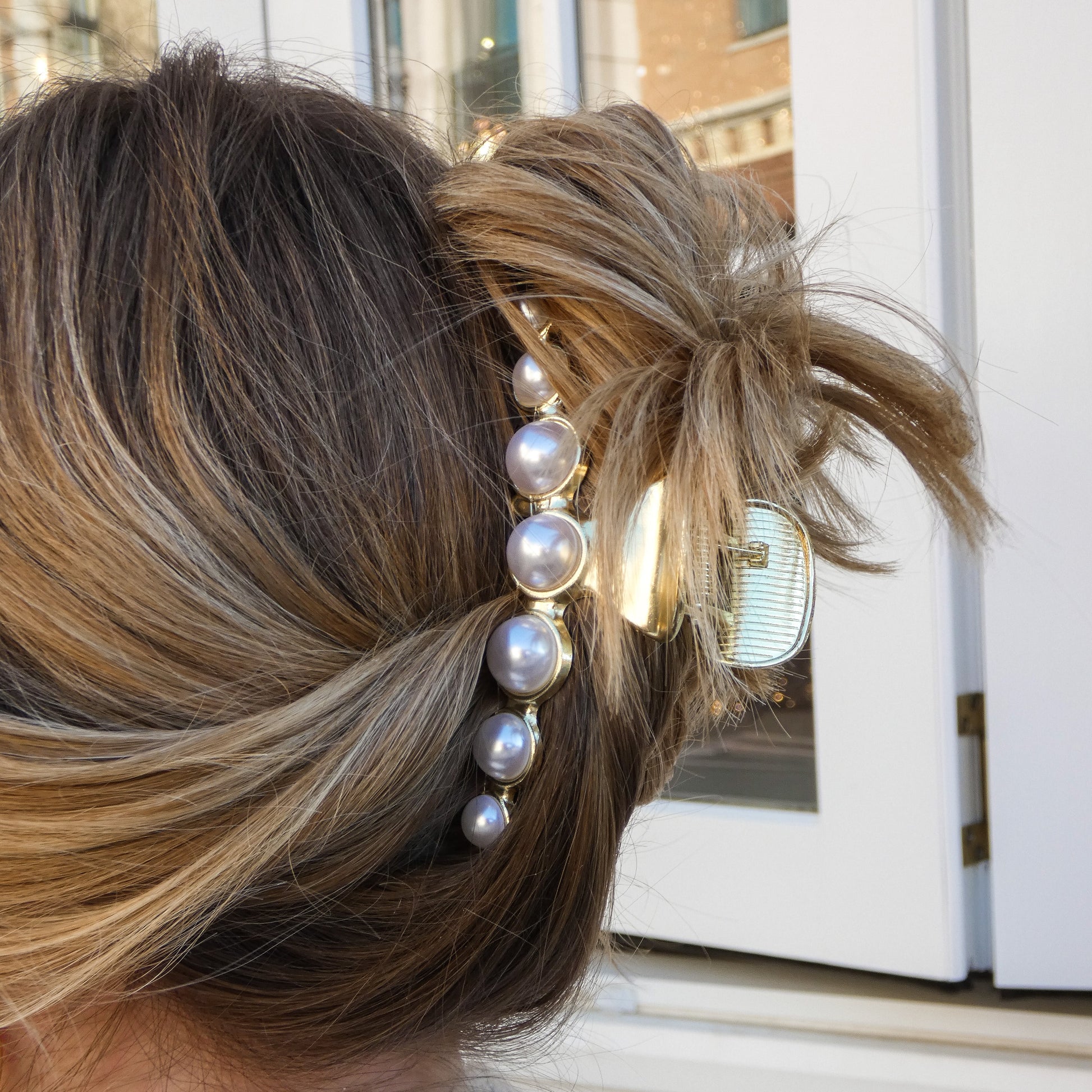 *Hair Claw | Pearls Sweaty Bands Non Slip Headband