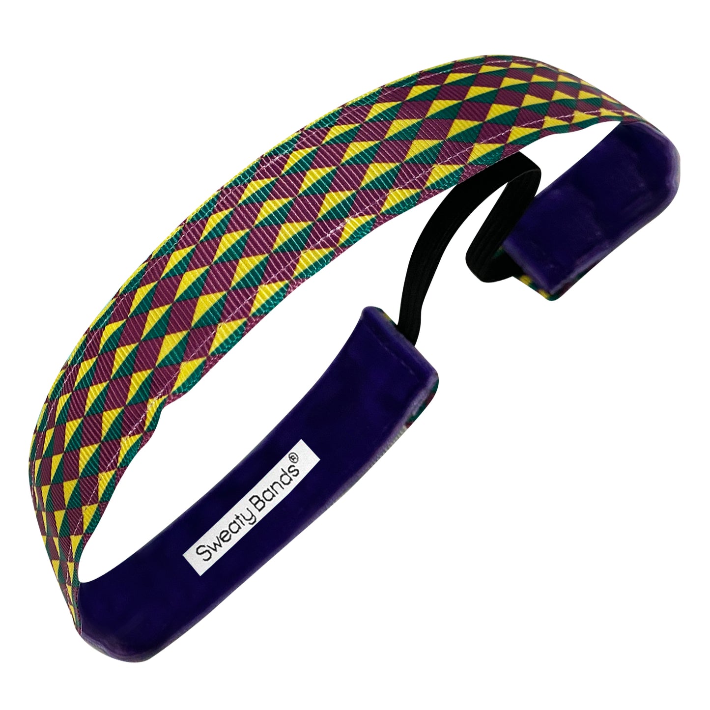 Mardi Gras | Squad | Purple, Green, Gold | 1 Inch Sweaty Bands Non Slip Headband