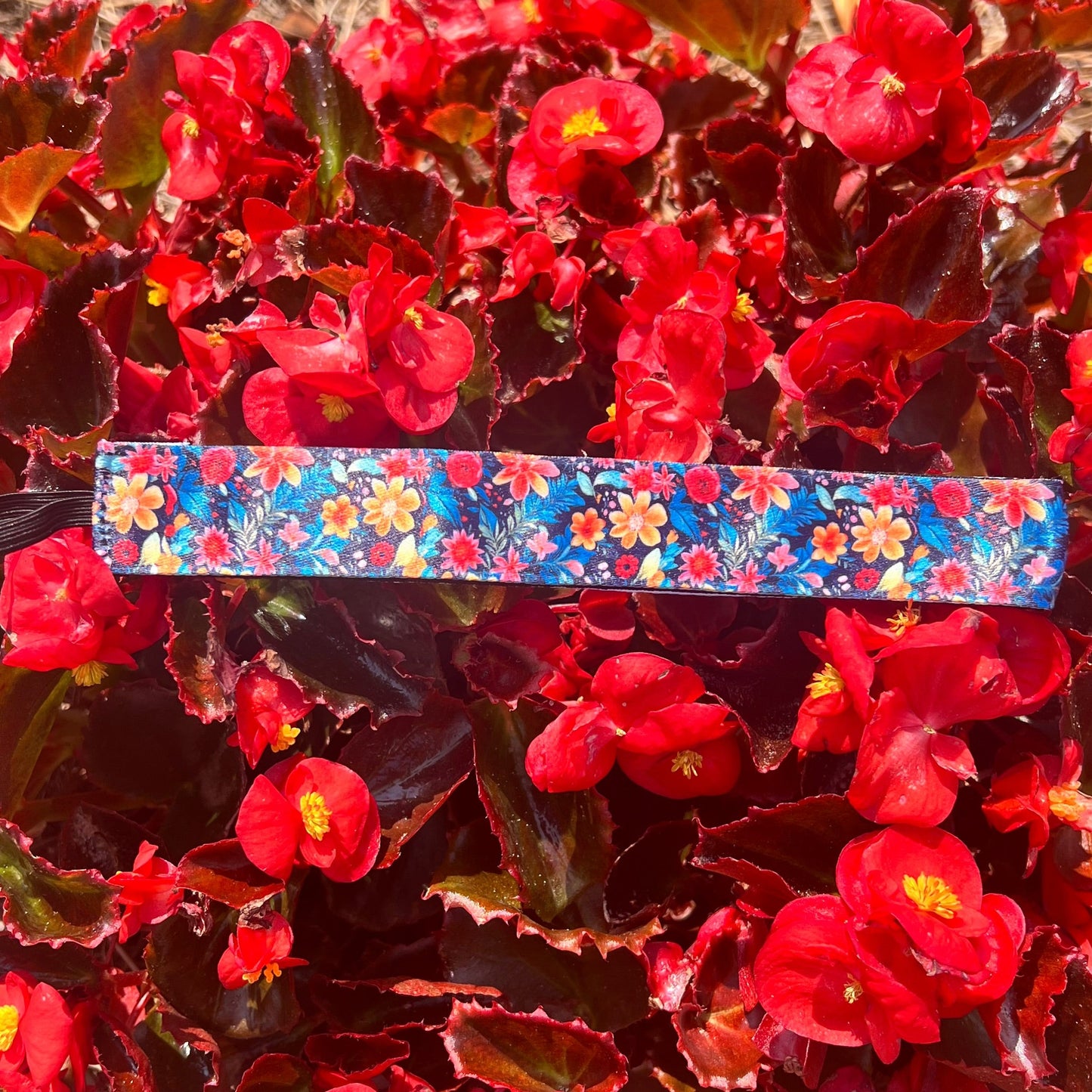 Petite | Blake | Blue, Multi | 1 Inch Sweaty Bands Non Slip Headband