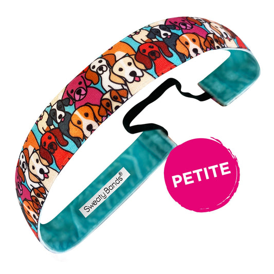 Petite | Dog Mom | Multi | 1 Inch Sweaty Bands Non Slip Headband