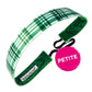 Petite | Holiday | Mad For Plaid | Green, White | 1 Inch Sweaty Bands Non Slip Headband