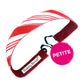 Petite | Holiday | Peppermint Swirl | Red, White | 1 Inch Sweaty Bands Non Slip Headband