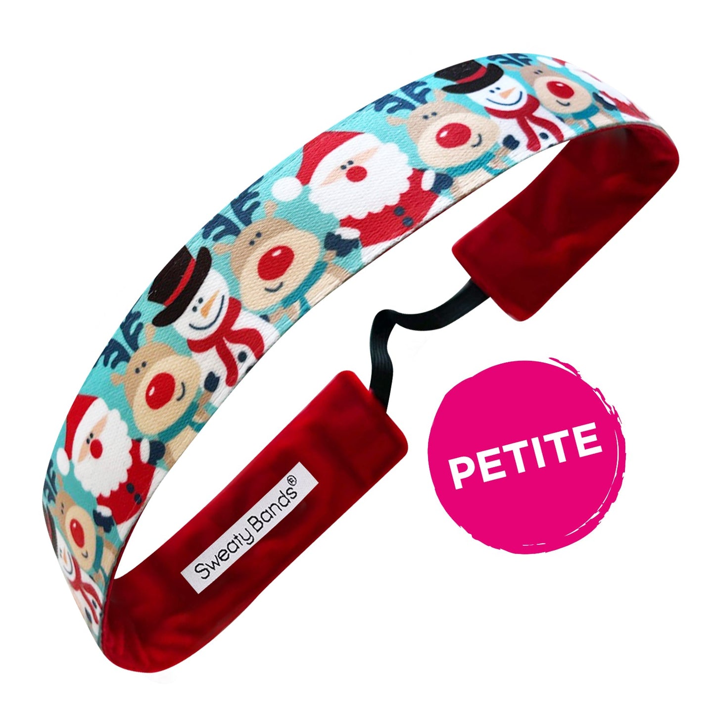 Petite | Holiday | Sleigh All Day | Multi | 1 Inch Sweaty Bands Non Slip Headband