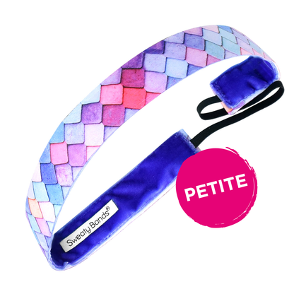 *Petite | Mermaid Hair Don't Care | 1 Inch Sweaty Bands Non Slip Headband