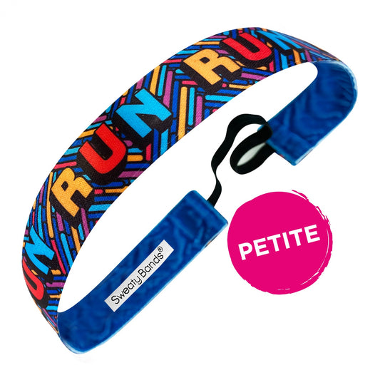 Petite | Time to Run | Multi | 1 Inch Sweaty Bands Non Slip Headband