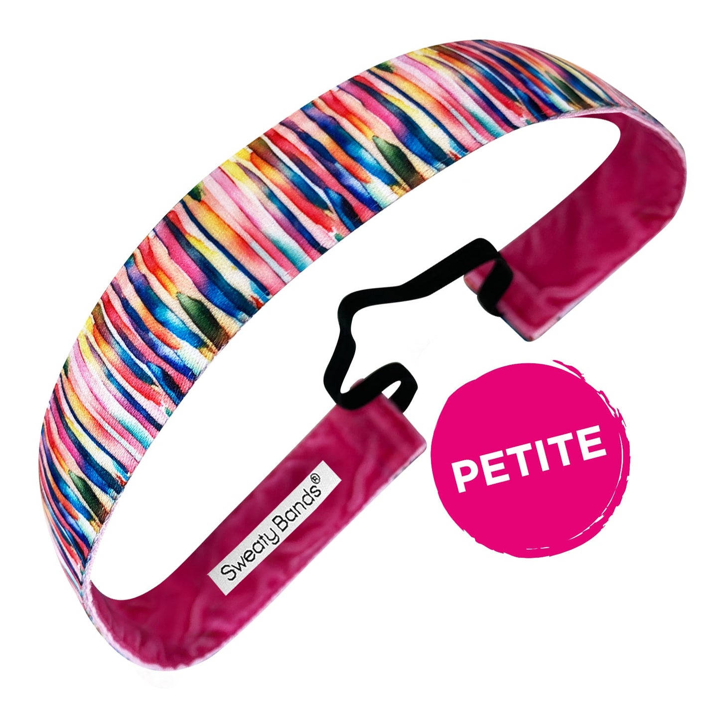 Petite | Toe the Line | 1 Inch Sweaty Bands Non Slip Headband