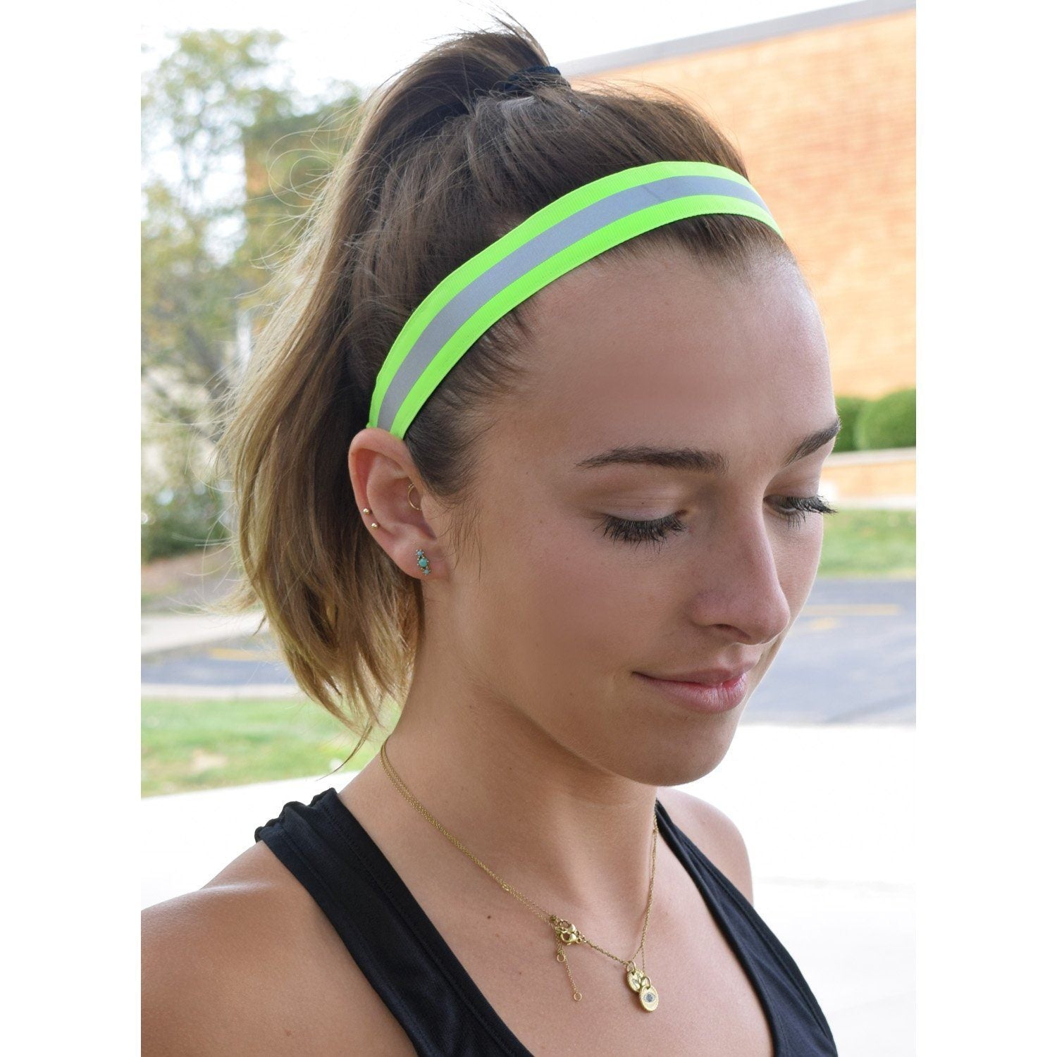 Reflective Runner | 1 Inch Sweaty Bands Non Slip Headband