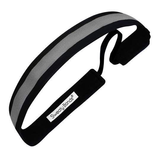 Reflective Runner | 1 Inch Sweaty Bands Non Slip Headband