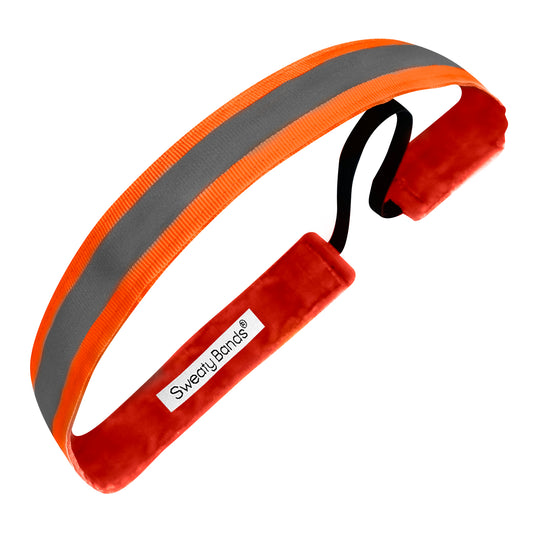 Reflective Runner | 1 Inch Sweaty Bands Non Slip Headband