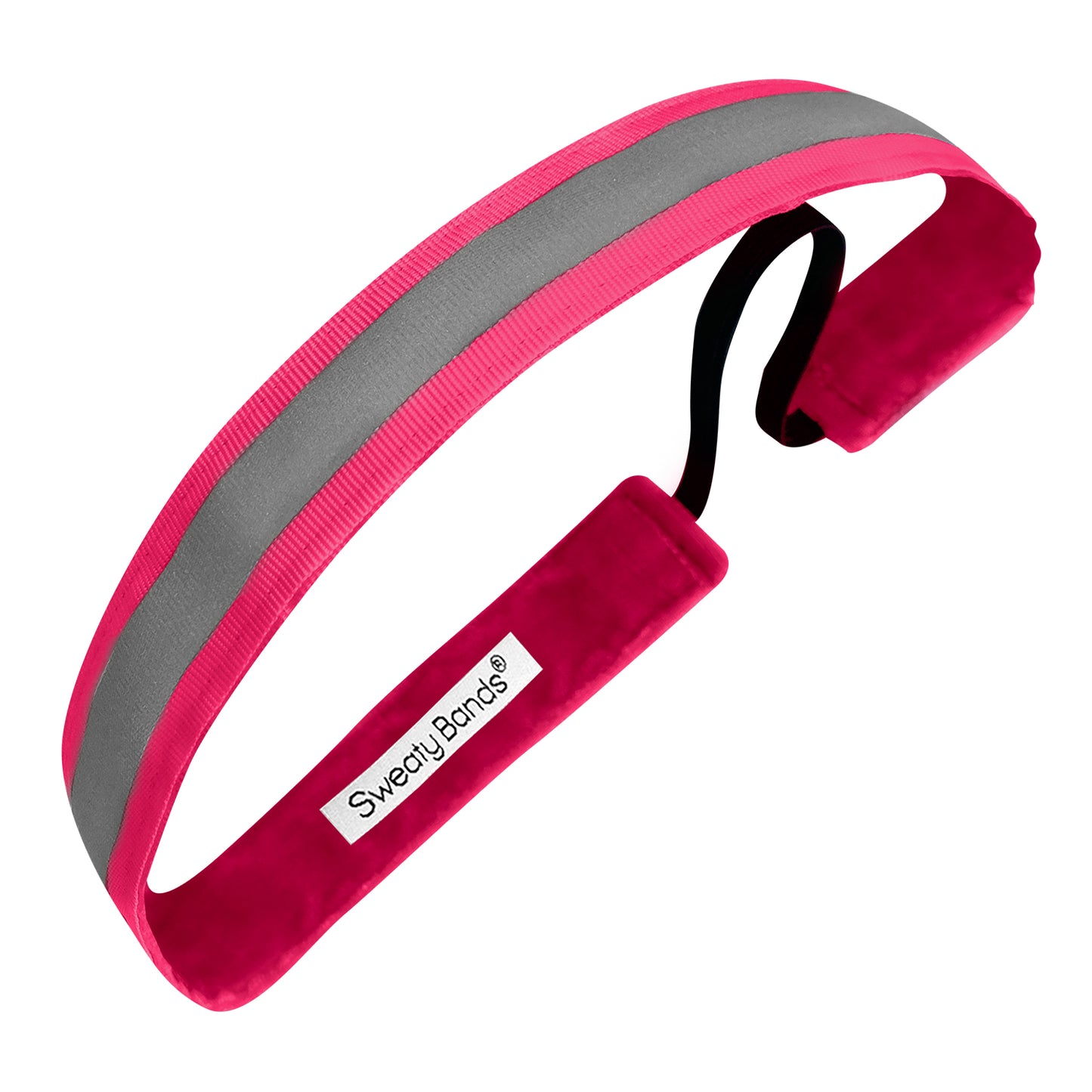 Reflective Runner | 1 Inch Sweaty Bands Non Slip Headband