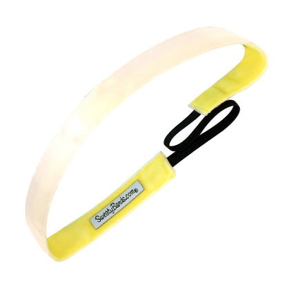 *Simply Satin | 5/8 Inch Sweaty Bands Non Slip Headband