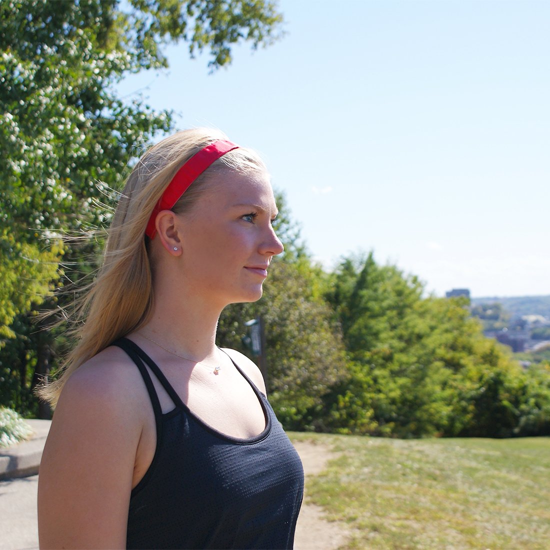 Wicked Solid | 1 Inch Sweaty Bands Non Slip Headband