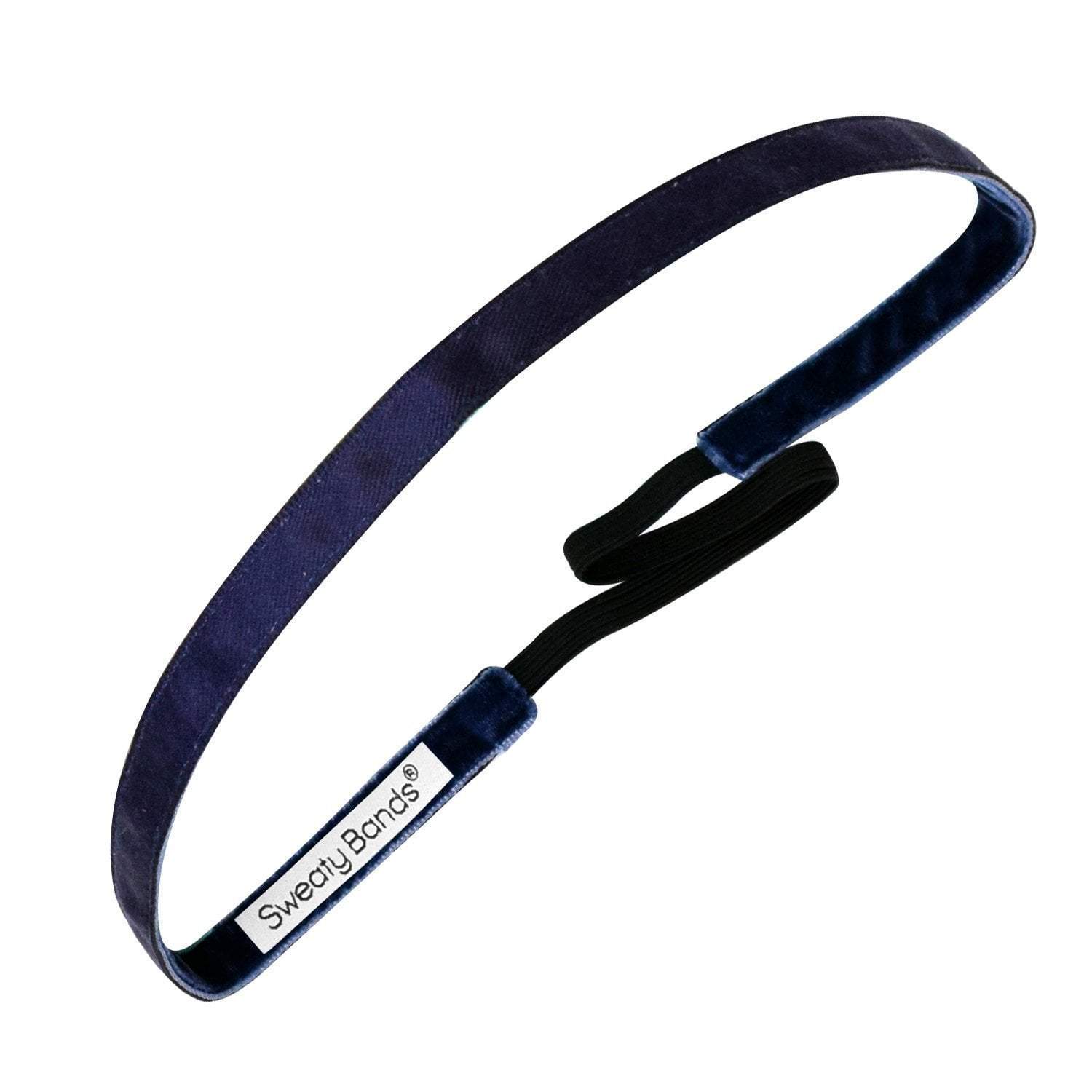 Wicked Solid | 3/8 Inch Sweaty Bands Non Slip Headband