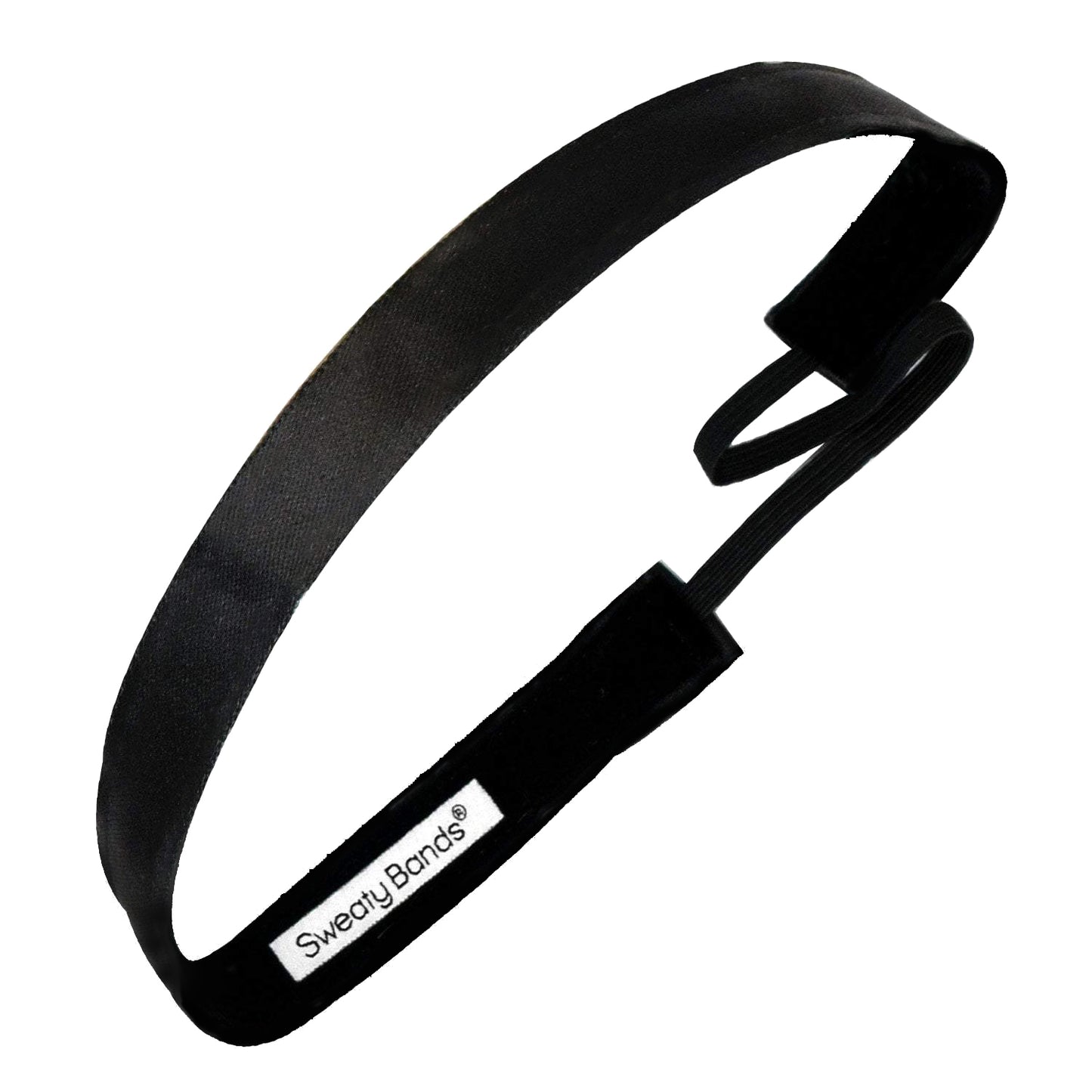 Wicked Solid | 5/8 Inch Sweaty Bands Non Slip Headband