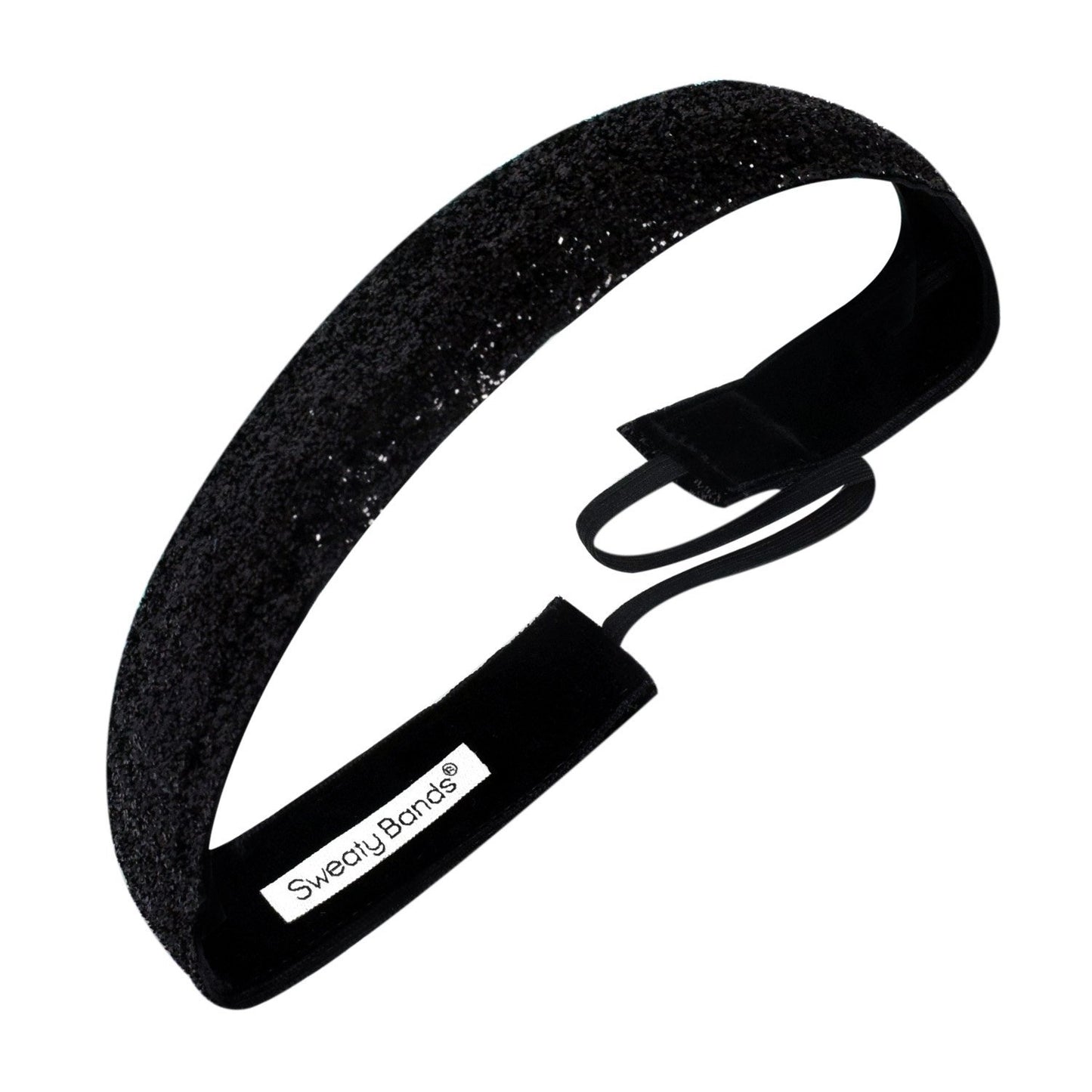 Gift Pack Viva Diva 1 inch Black, Gunmetal 3/8 inch Sweaty Bands Non Slip Headband