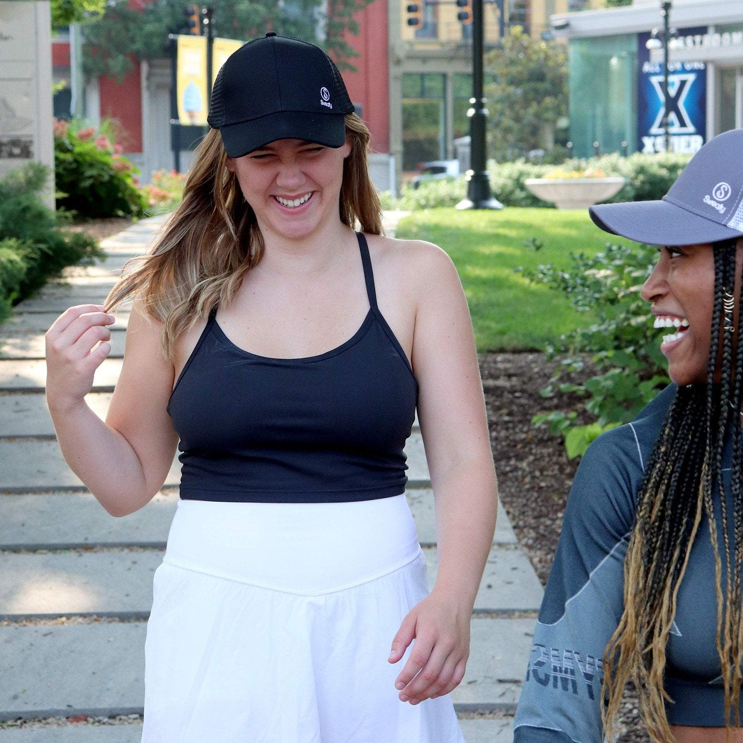 Hats | Sweaty Baseball Hat | Black, Black Sweaty Bands Non Slip Headband