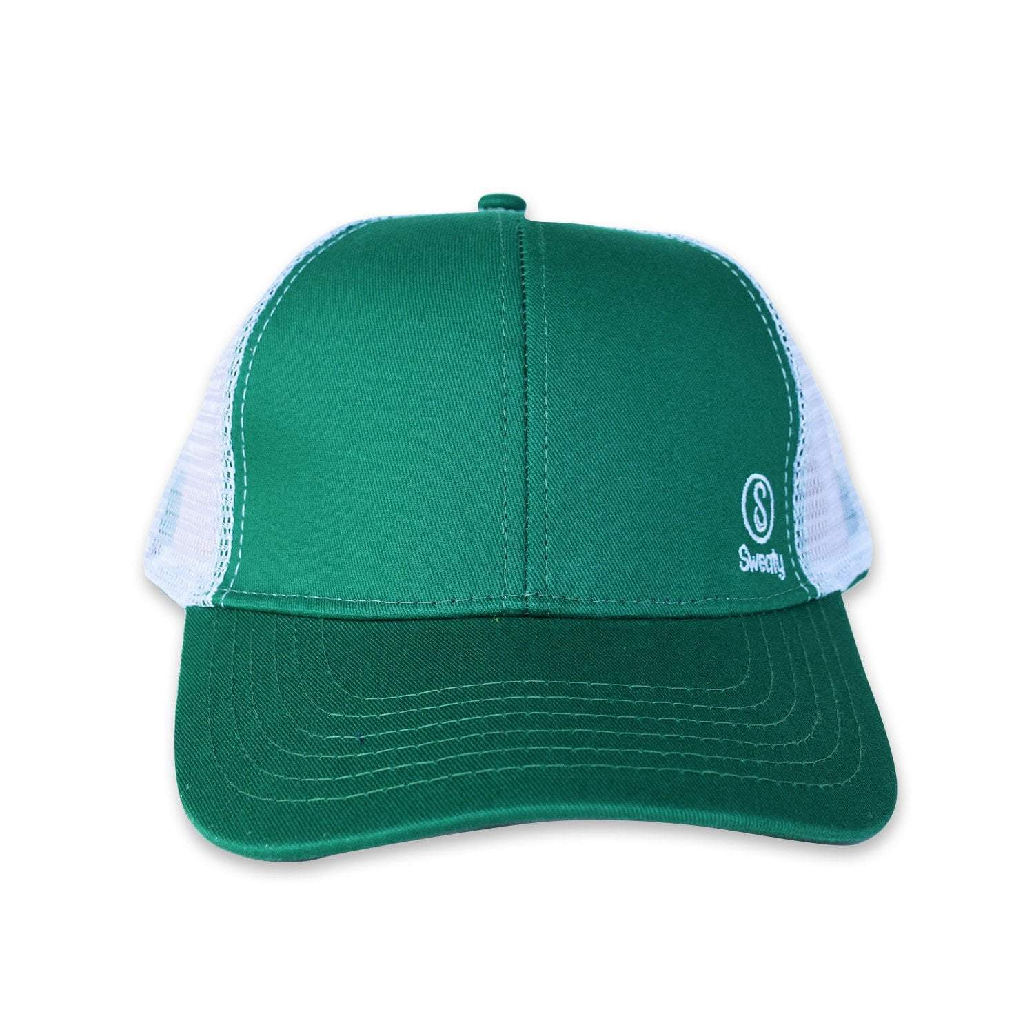 Hats, Baseball Hat, Green, White
