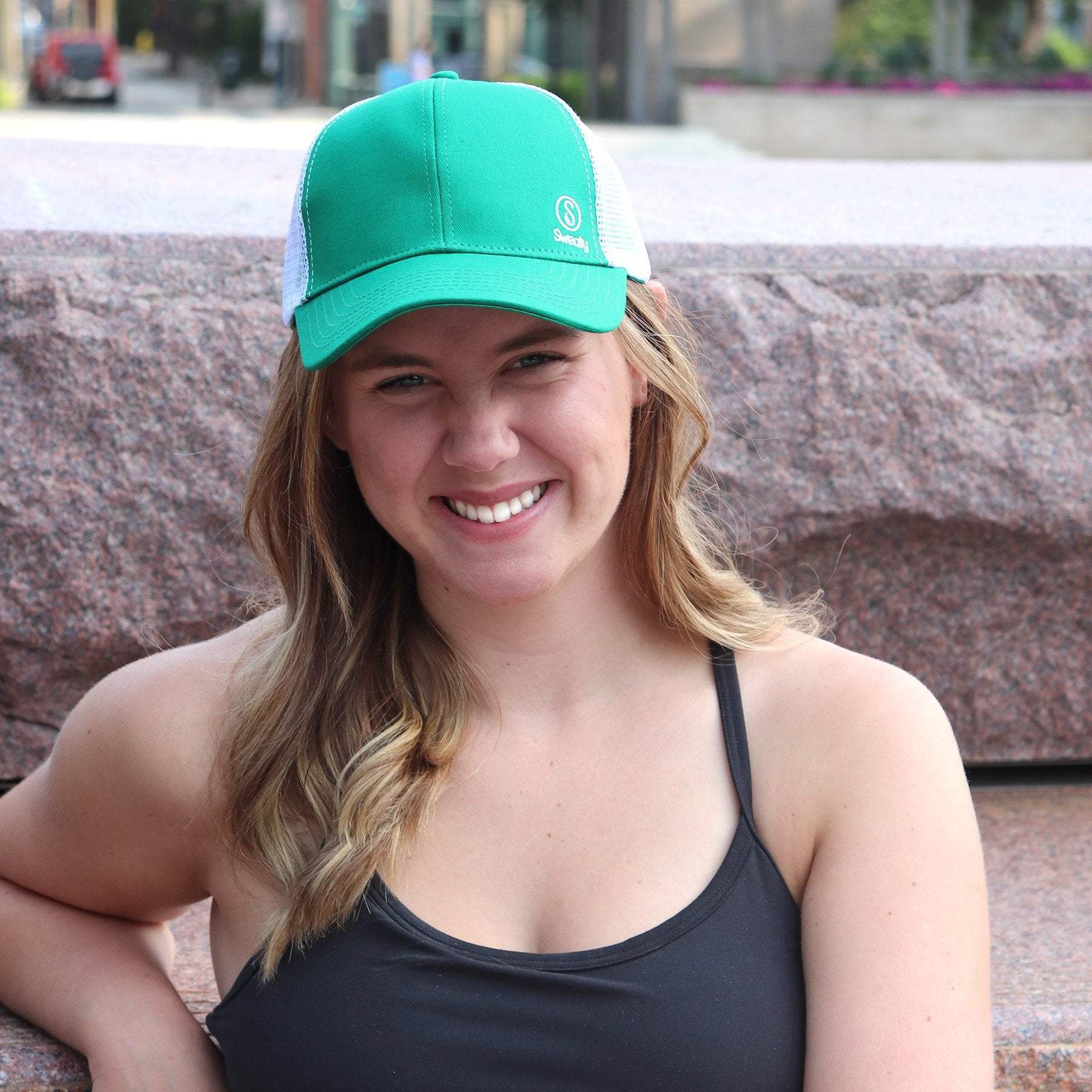 Hats | Sweaty Baseball Hat | Green Sweaty Bands Non Slip Headband