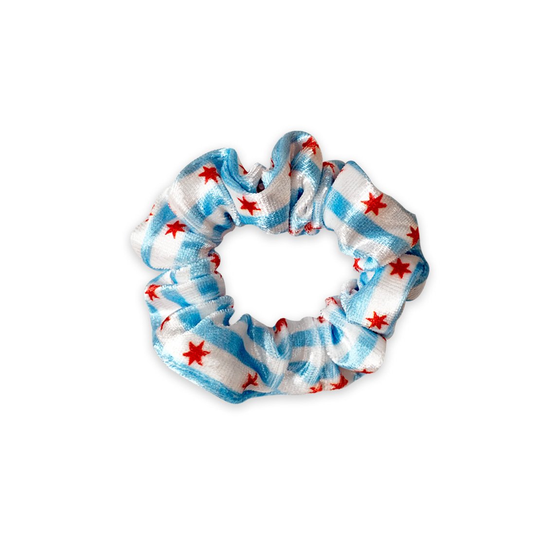 Mini Scrunchie | Chicago Flag - Sweaty Bands