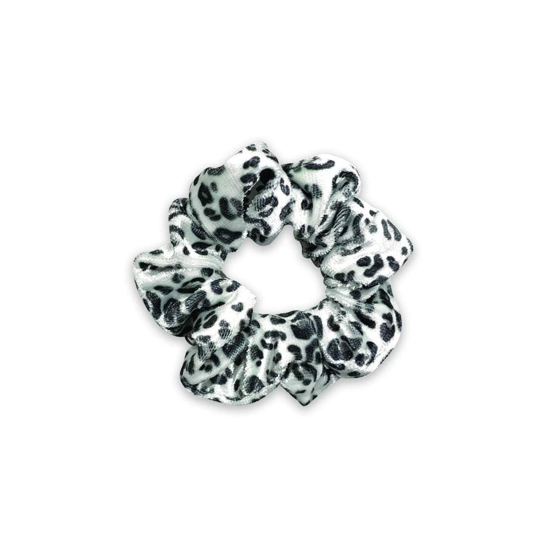 Mini Scrunchie | Snow Leopard - Sweaty Bands