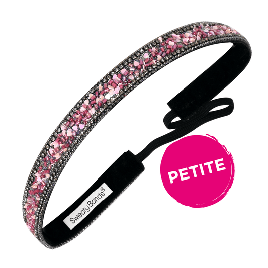 Petite Bling It Pretty in Pink Sweaty Bands Non Slip Headband