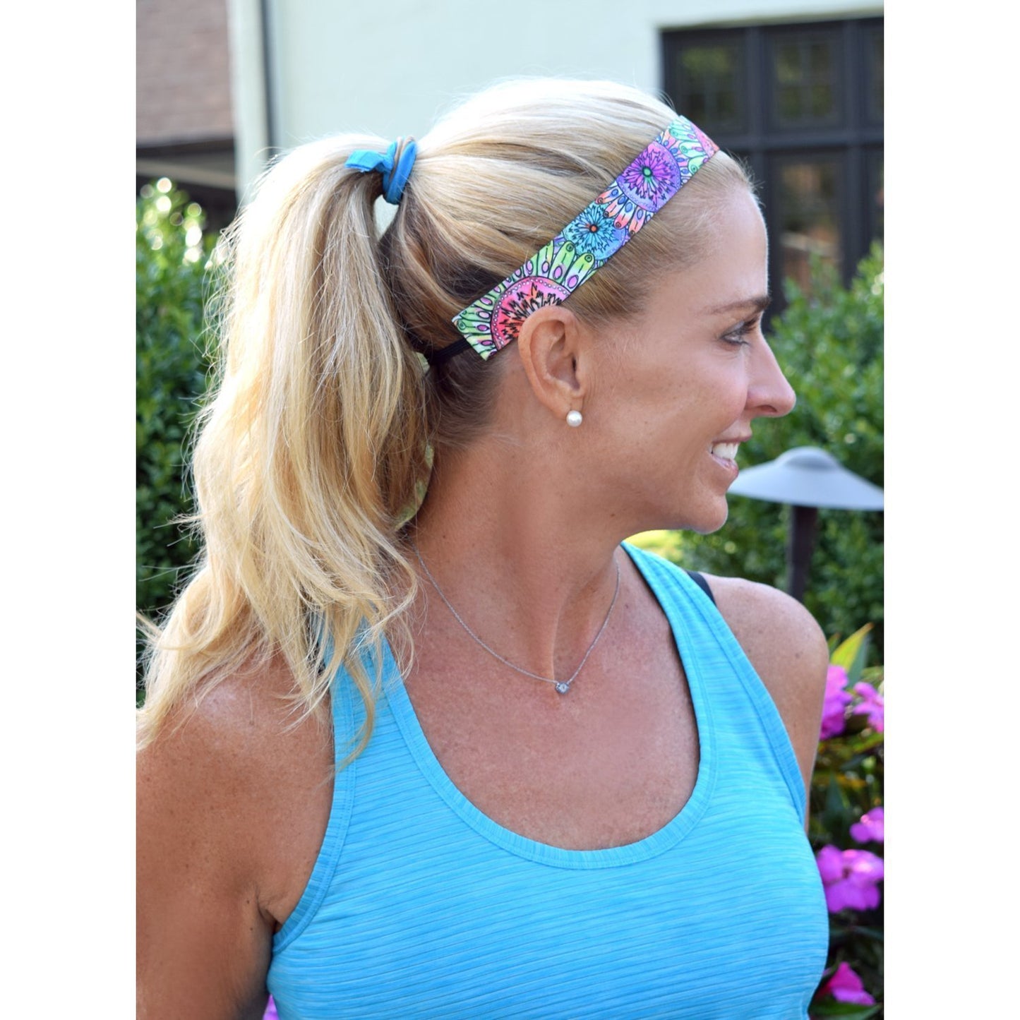 Petite | Kabloom | Multi | 1 Inch Sweaty Bands Non Slip Headband