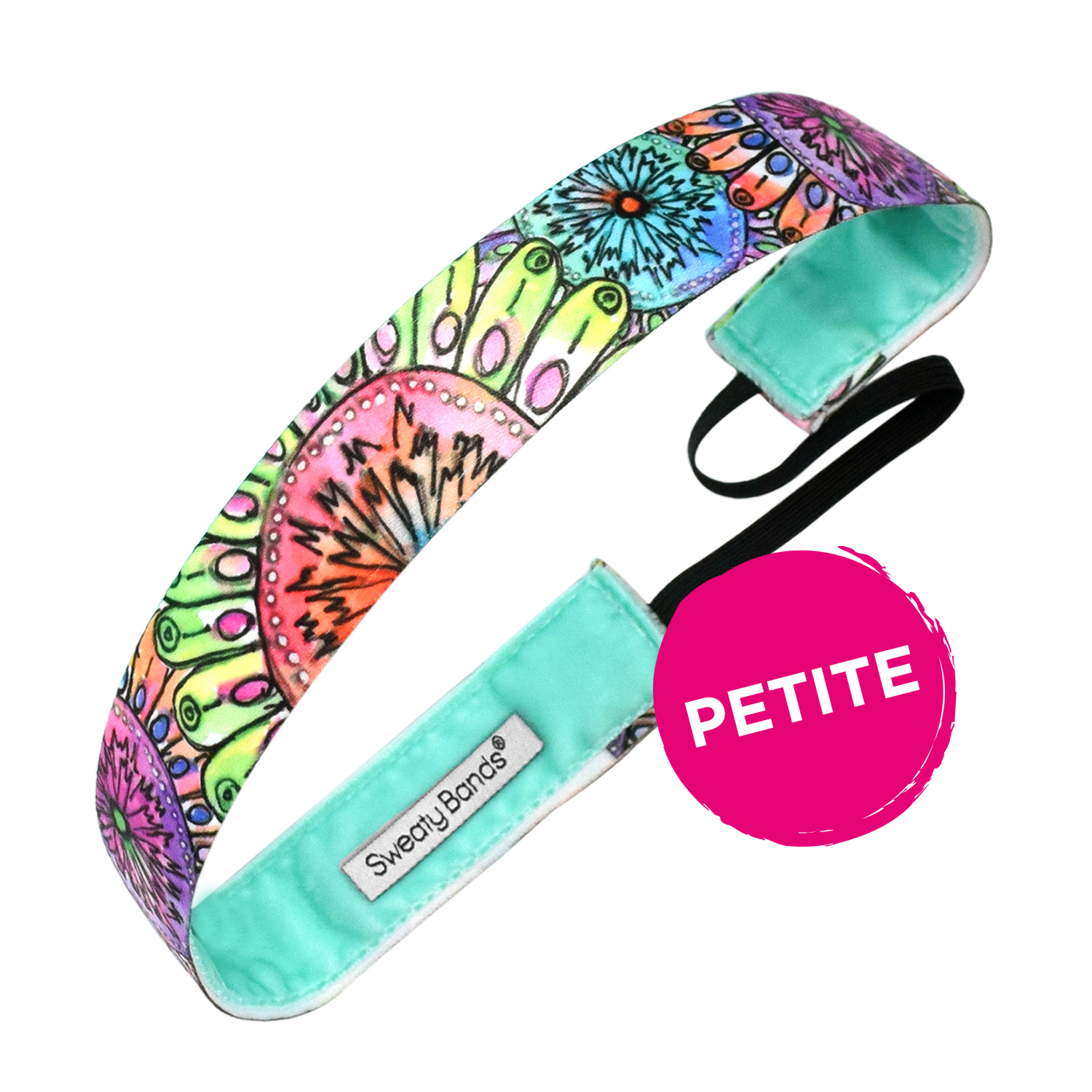 Petite | Kabloom | Multi | 1 Inch Sweaty Bands Non Slip Headband