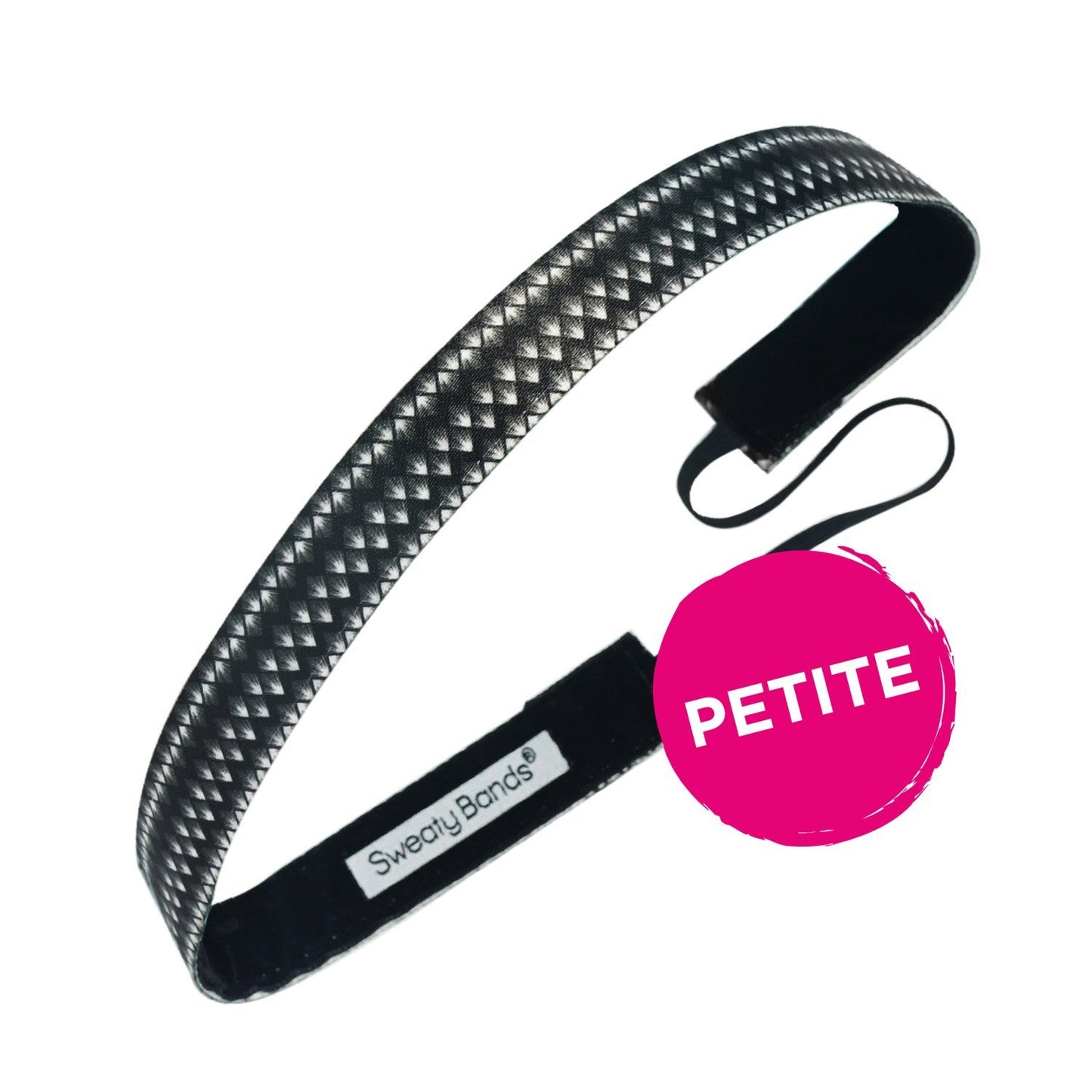 Petite Paparazzi Black, White Sweaty Bands Non Slip Headband