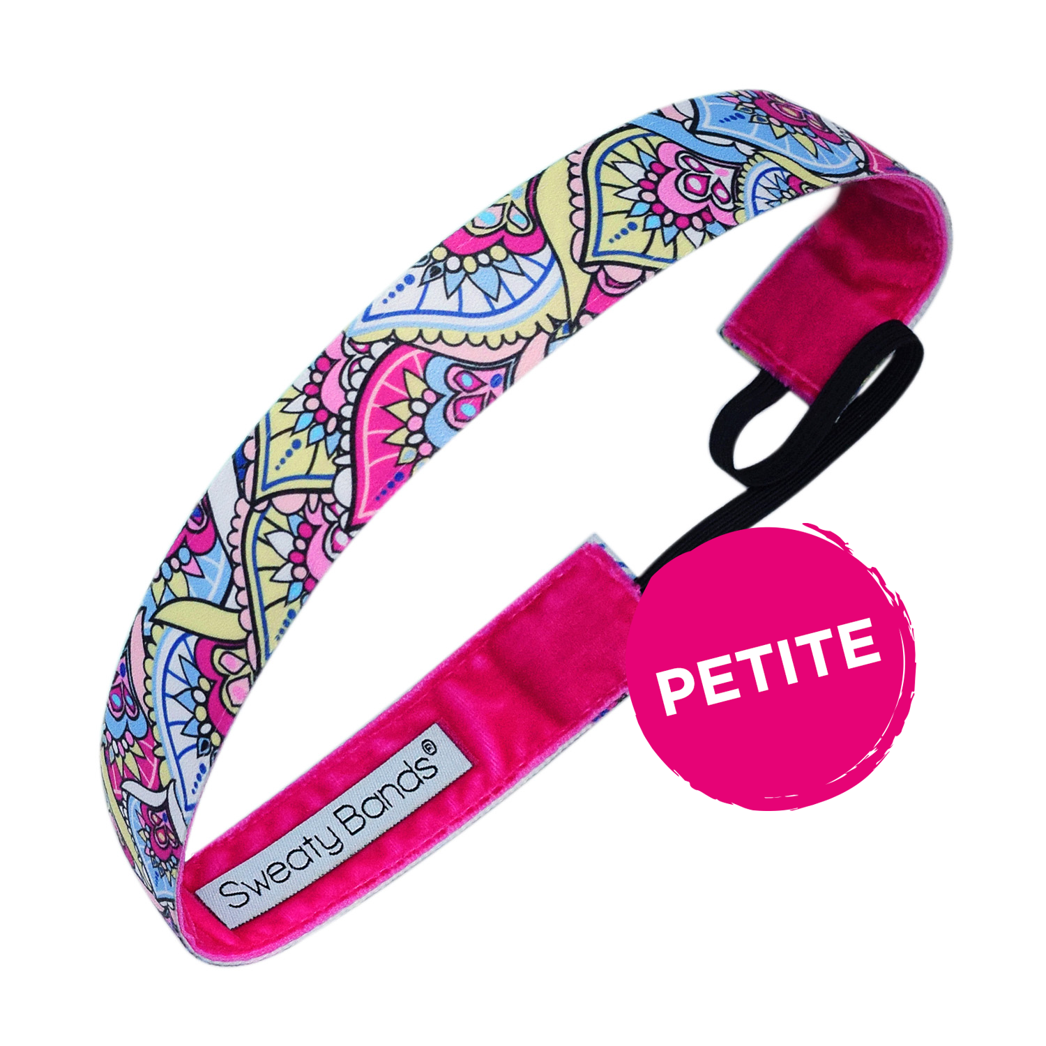 Petite | Weekender | Fuschia | 1 Inch Sweaty Bands Non Slip Headband