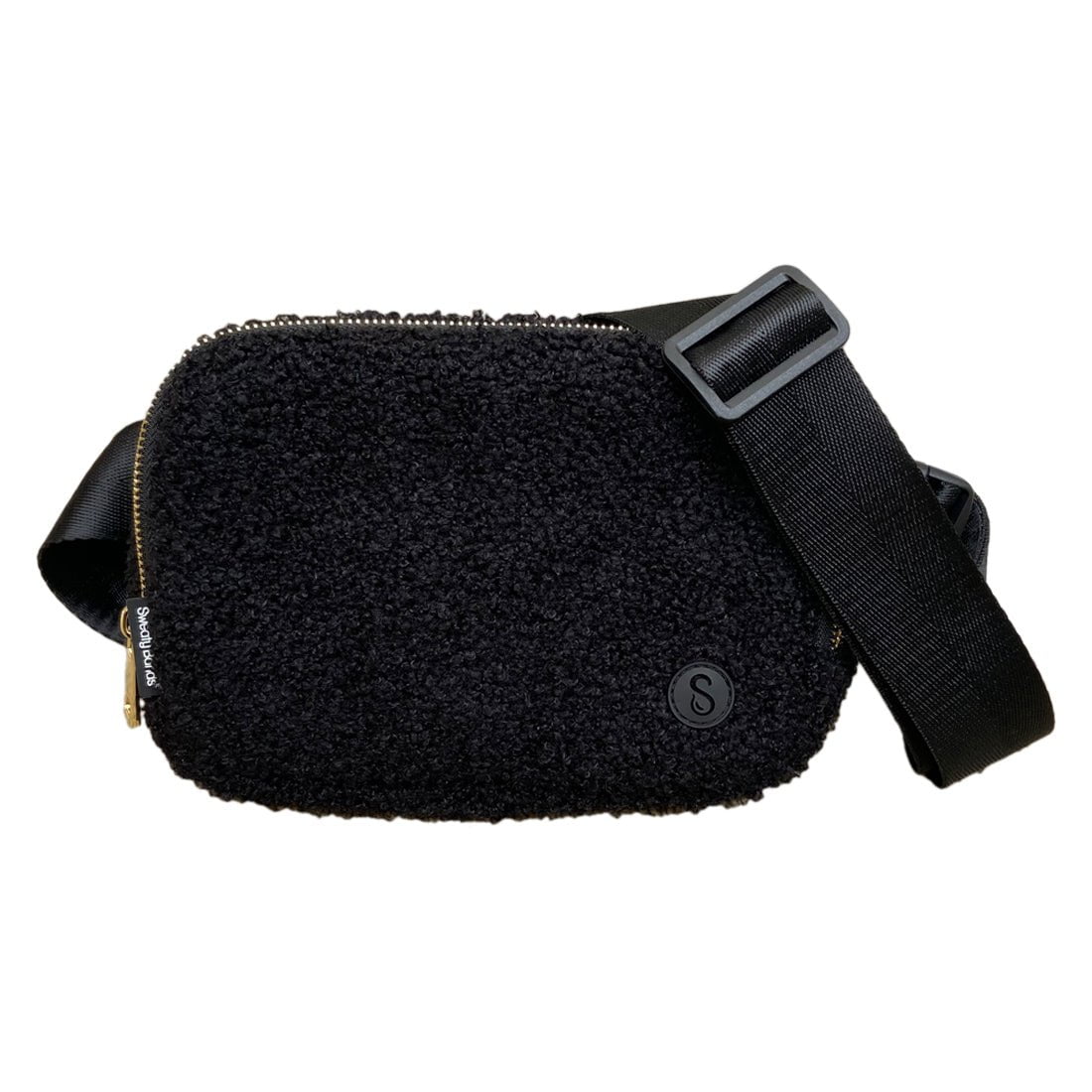 Lululemon popular Black Sherpa Crossbody/Fannypack