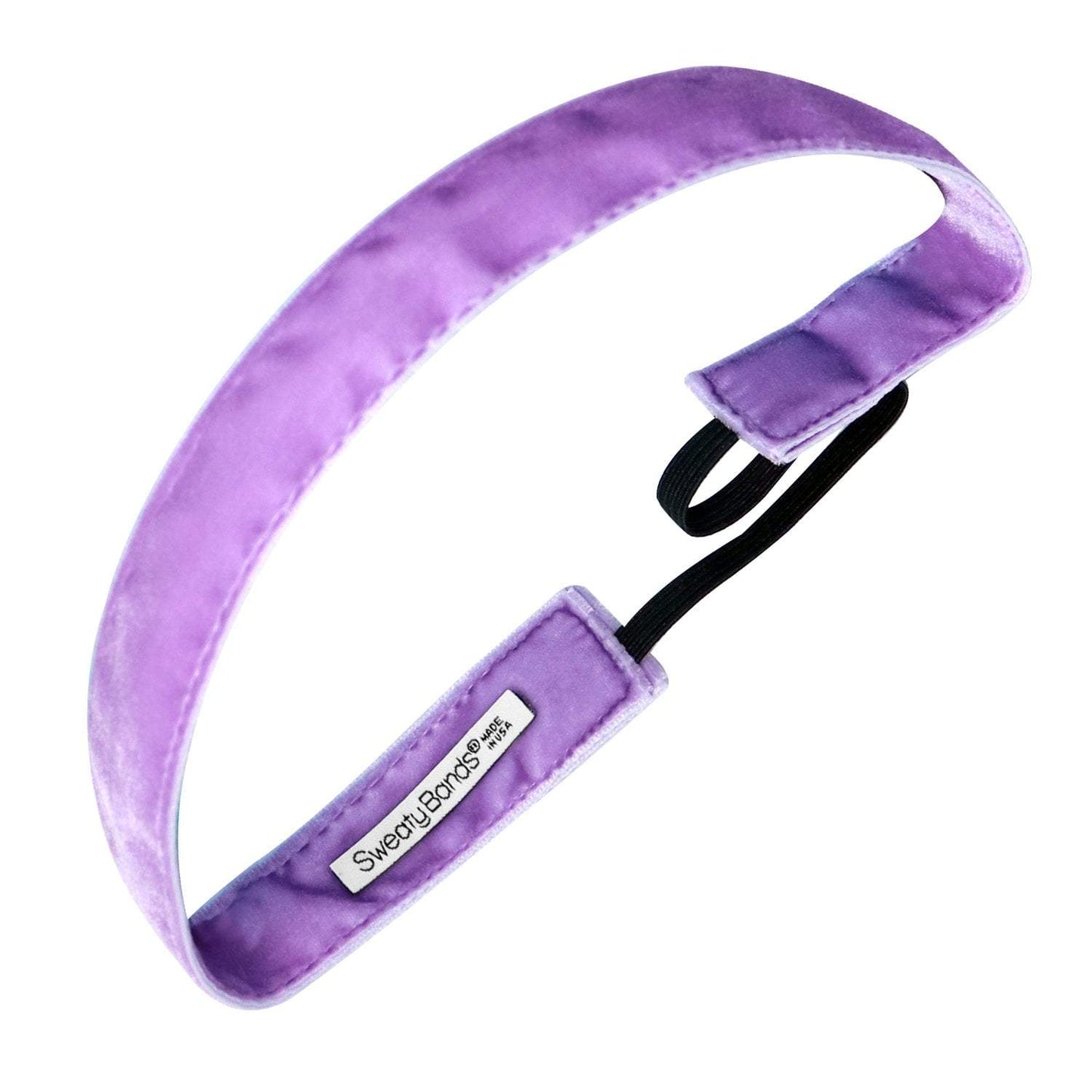 Smooth as Velvet | Lavender | 1 Inch Sweaty Bands Non Slip Headband