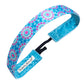 Stay Trippy | Blue, Pink | 1 Inch Sweaty Bands Non Slip Headband