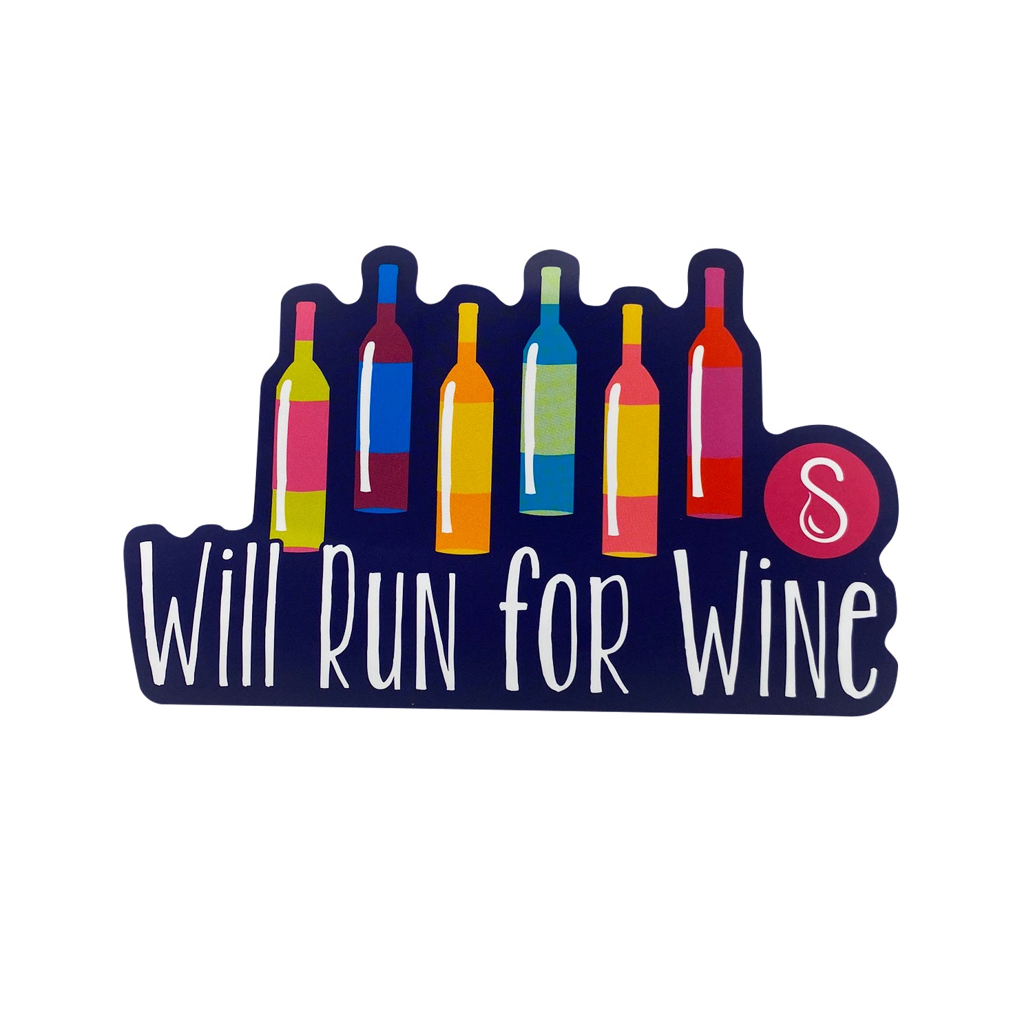 Stickers | Will Run For Wine Sweaty Bands Non Slip Headband