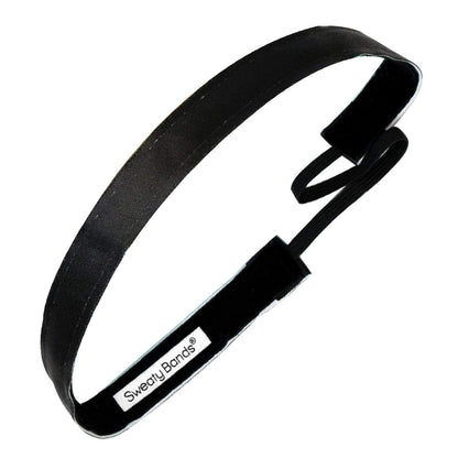 Wicked | Black | 5/8 Inch Sweaty Bands Non Slip Headband